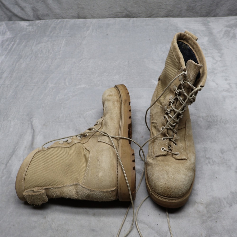Bates Mens 11N Combat Boots Brown Suede Vibram Tactical Military Work E30500C